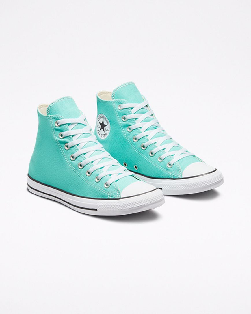 Dámské Boty Vysoké Converse Chuck Taylor All Star Seasonal Color Světle Tyrkysové | CZ XDJH68